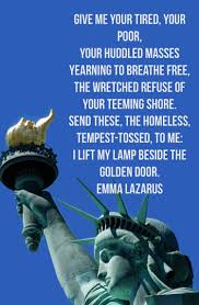Statue of Liberty, previous American immigration policy 