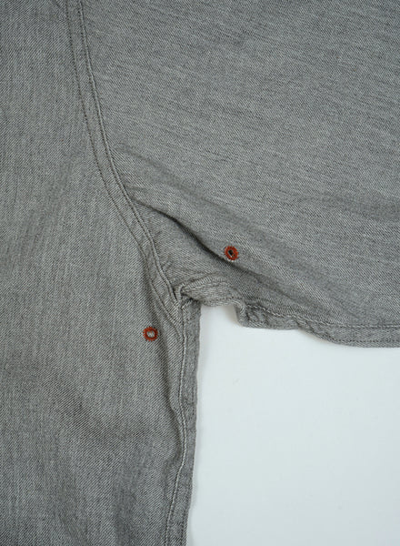 Baseball Shirt Short Sleeve Type 2 in Light Grey