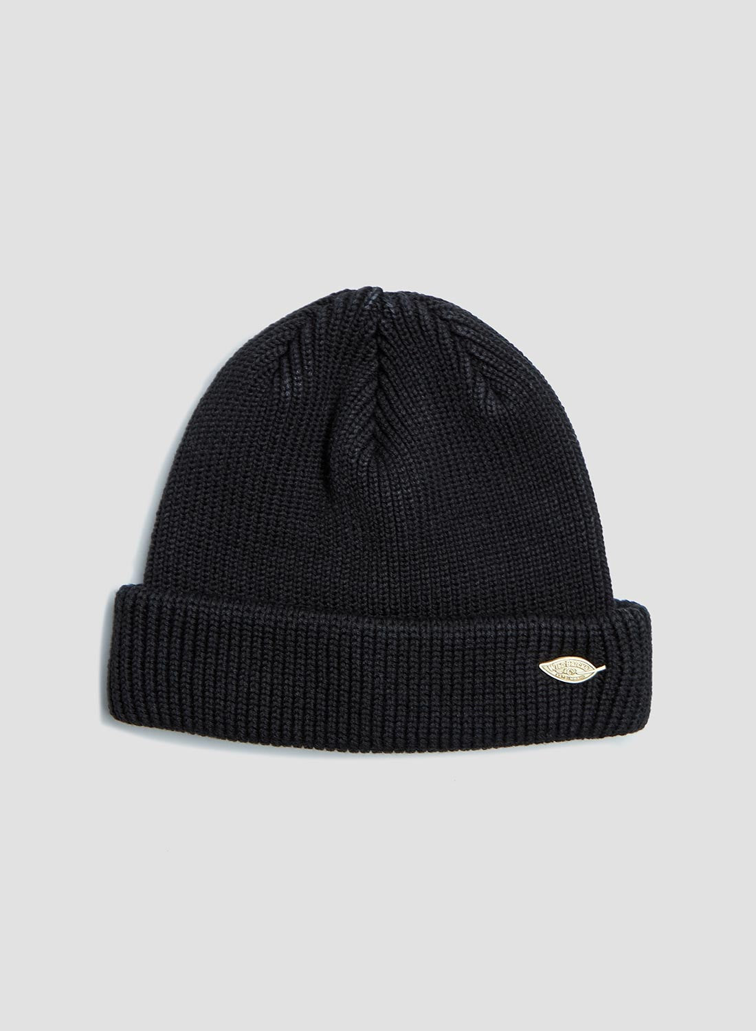 Nigel Cabourn Wild Bricks Heavy Leaf Watch Cap in Black