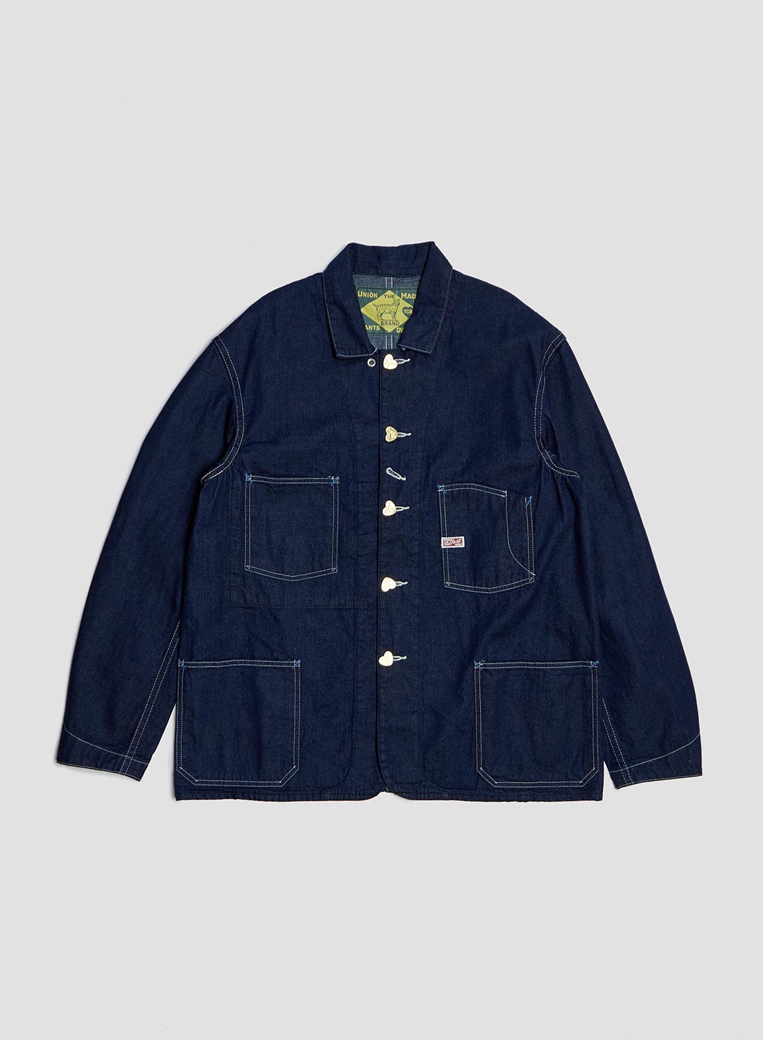 TCB Jeans Cathartt Chore Coat 10oz Indigo Denim