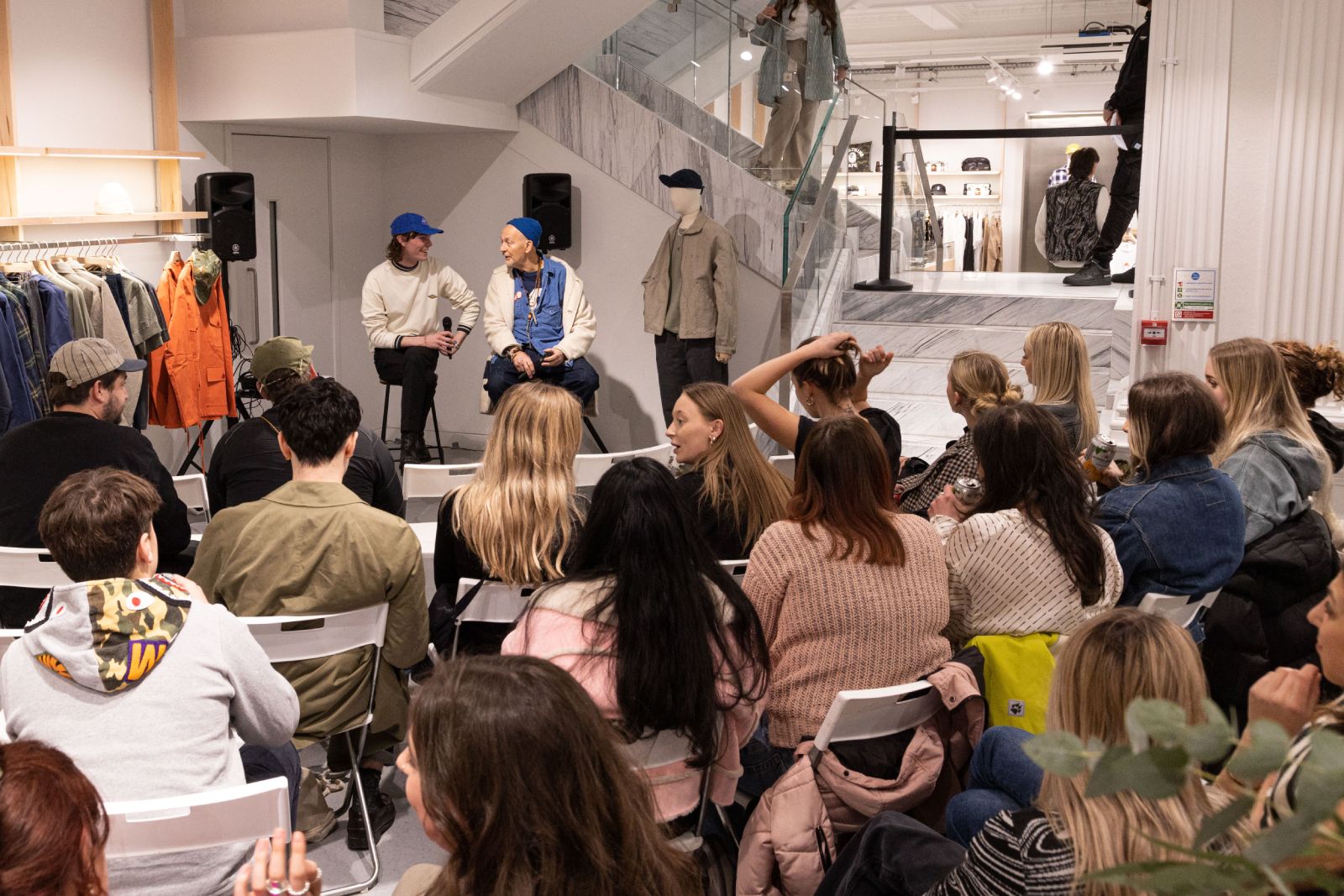 Danny Lomas and Nigel cabourn at END Newcastle