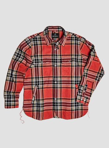 CPO SHIRT JACKET IN RED CHECK