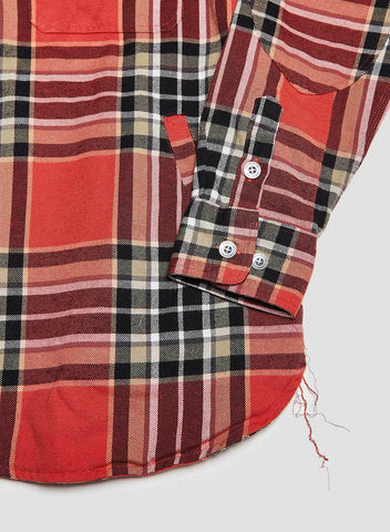 CPO SHIRT JACKET IN RED CHECK