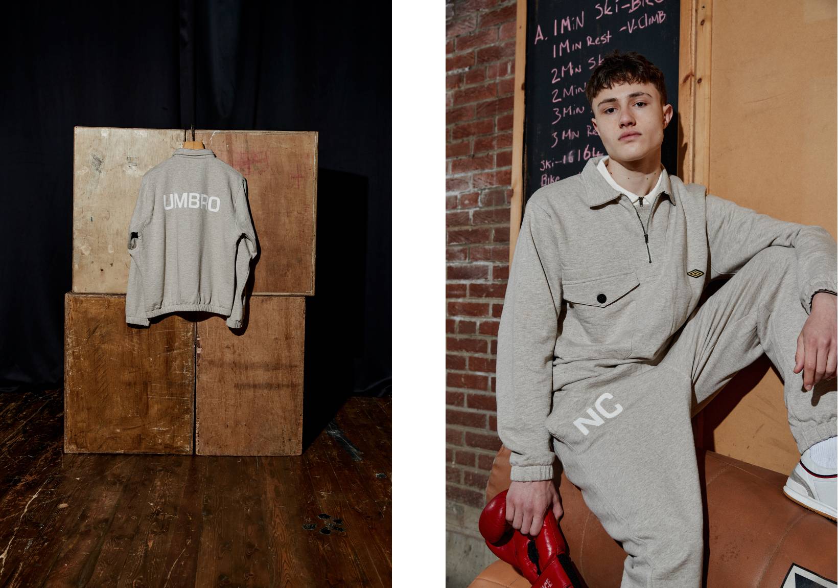 Nigel Cabourn x Umbro styling