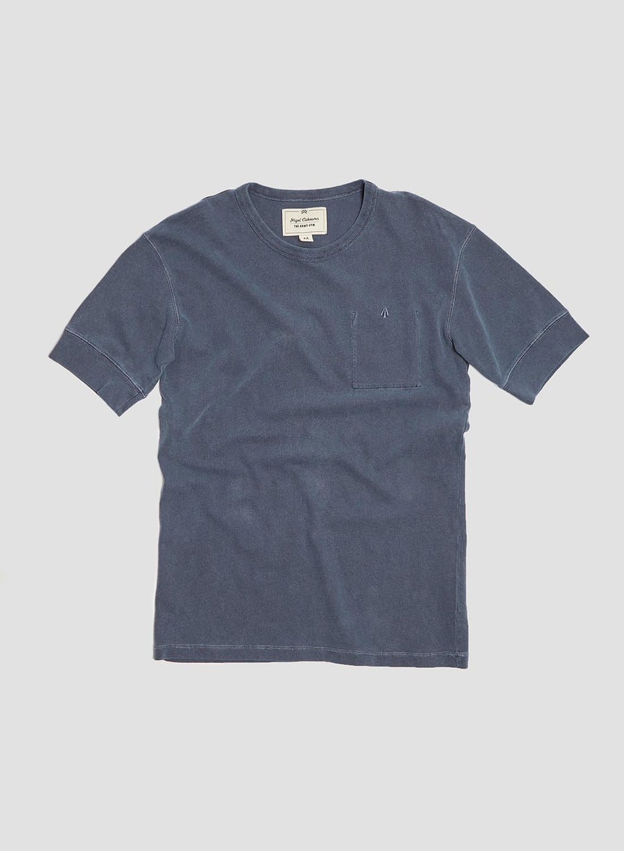 Nigel Cabourn Military Tee in Navy