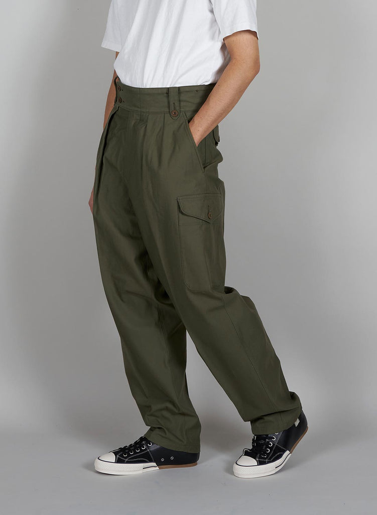 British Army Pant Vintage Twill in Green – Nigel Cabourn