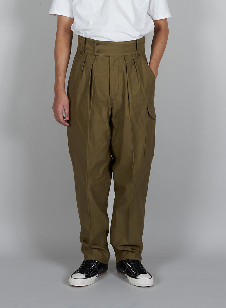 50s Battle Dress Modified Pant in Green – Nigel Cabourn