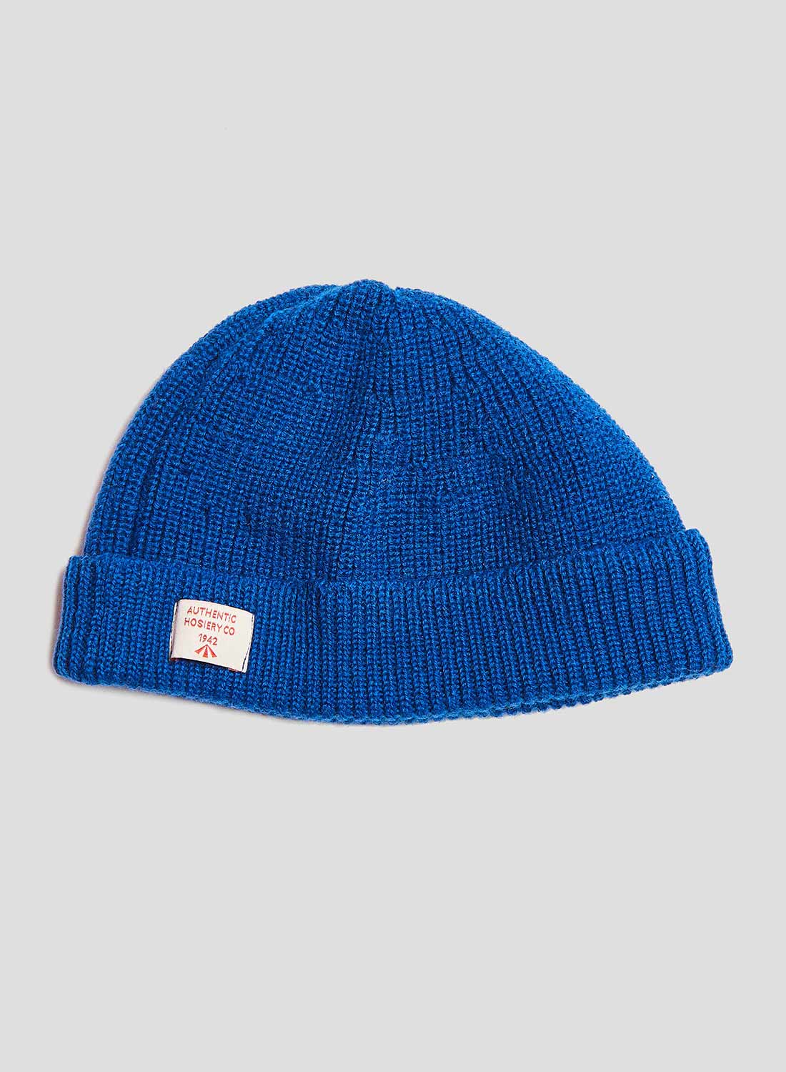 Solid Beanie In Bright Blue Nigel Cabourn