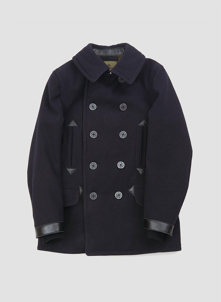 40's U.S. Navy Pea Coat in Black – Nigel Cabourn