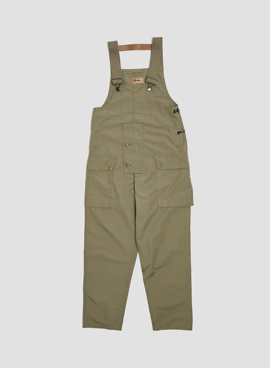 Nigel Cabourn Naval Dungaree in Ripstop Cotton