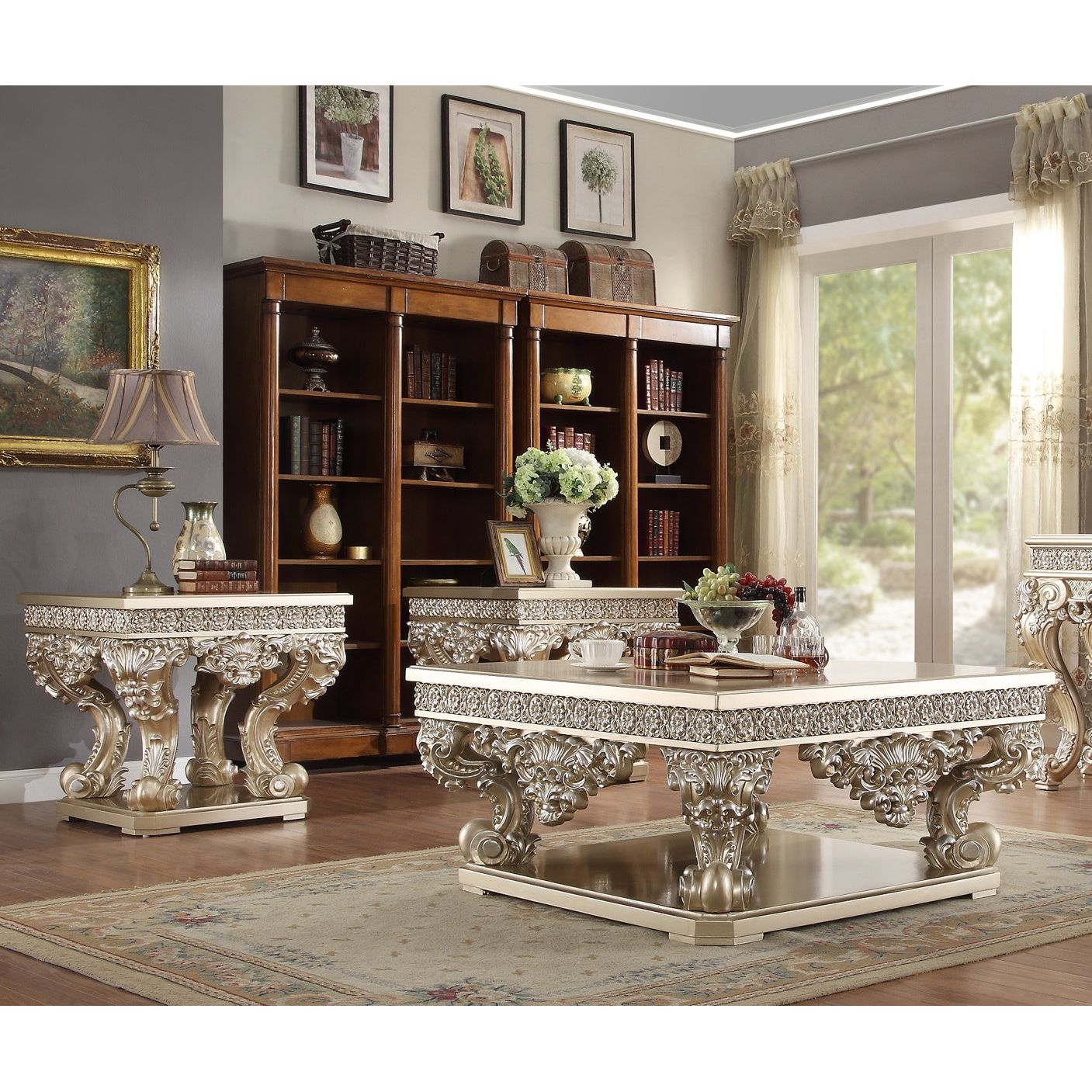 HD-1521 – 3PC COFFEE TABLE SET – Homey Design Inc.