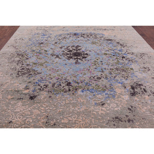 Golden Nile Abstract Modern Hand Knotted Wool & Silk Rug - G25464-3619 - New Star Living