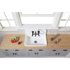 Image of Kingston Brass Arcticstone 30-Inch Solid Surface Top-Mount Kitchen Sink with Backsplash, Matte White - GKTA3020198 - New Star Living