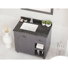 Image of Laviva Odyssey 36" Maple Grey Bathroom Vanity with Black Wood Marble Countertop - 313613-36G-BW - New Star Living