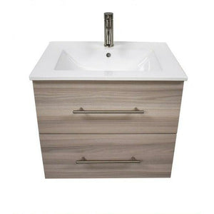 Volpa USA Napa 30" Modern Wall-Mounted Floating Bathroom Vanity with Ceramic Top and Round Handles - Napa-30 - New Star Living