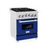 Image of ZLINE 24 in. 2.8 cu. ft. Range with Gas Stove and Gas Oven in DuraSnow Stainless Steel (RGS-SN-24)