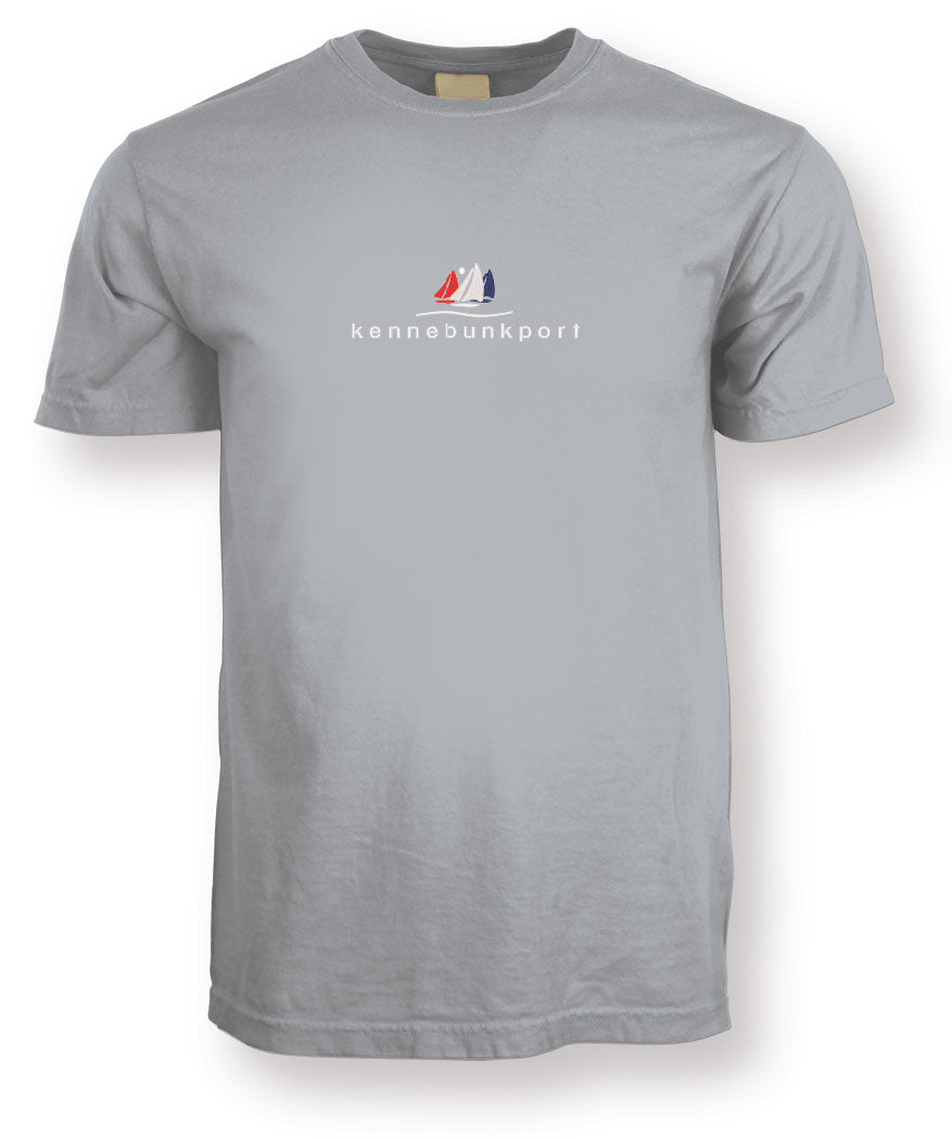 Kennebunkport Red White and Blue Sailboat Tee