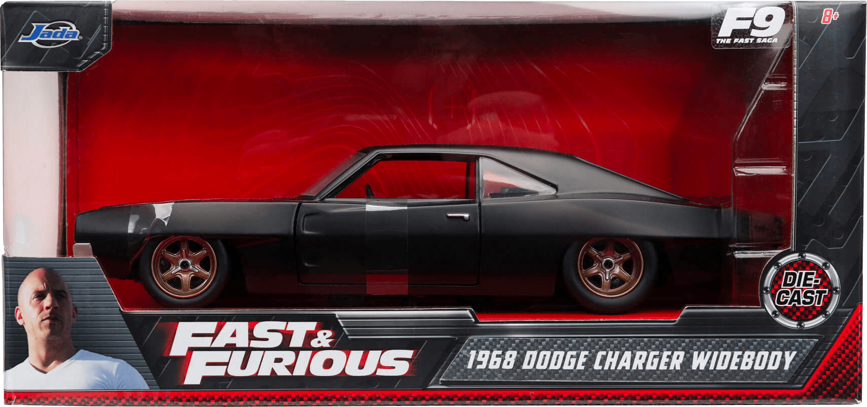 Fast and Furious - Dom's Dodge Charger with Dom 1:24 Scale Diecast Model  Kit - Titan Pop Culture Australia