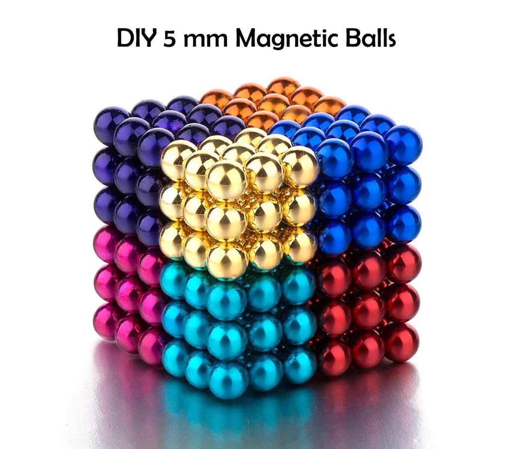 216 Pcs of Multi-Color 5mm Magnet Balls 