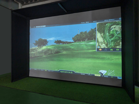 Golf Bay Enclosure - affordable simulator structure