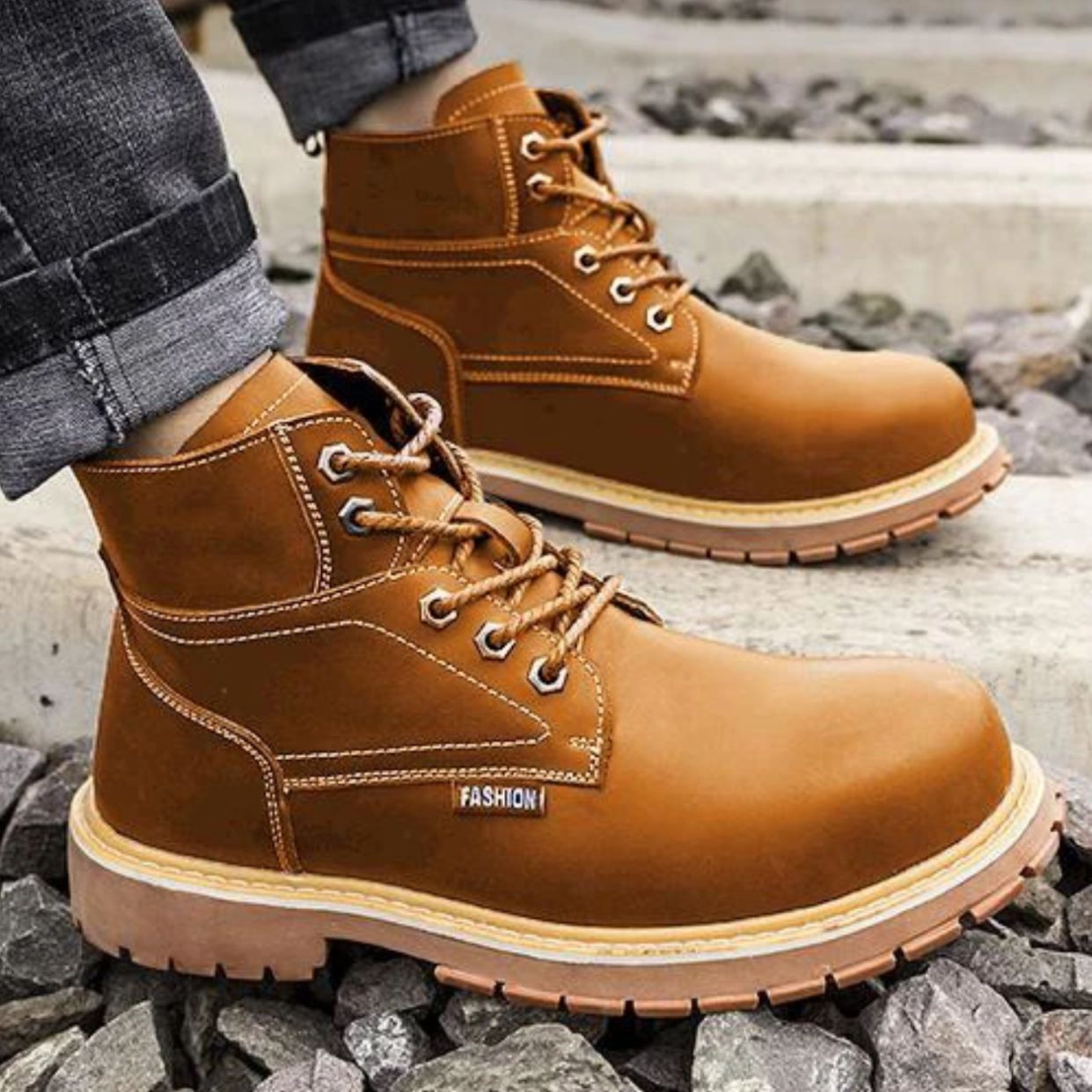 heavy duty work boots steel toe