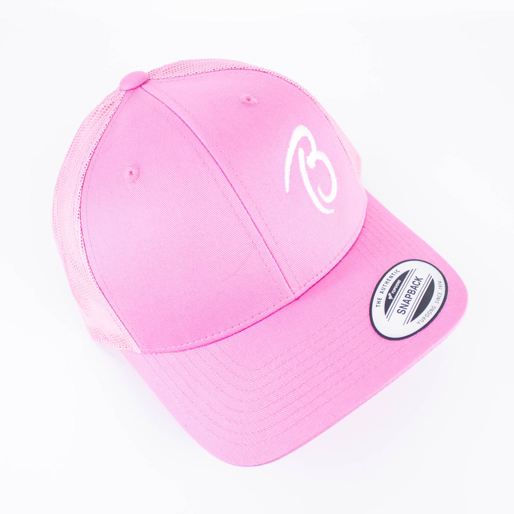 breast cancer trucker hat