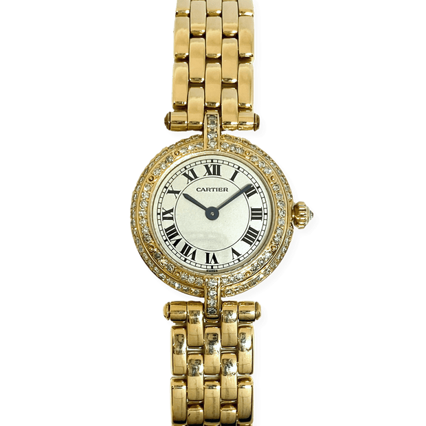 cartier pearl bracelet watch