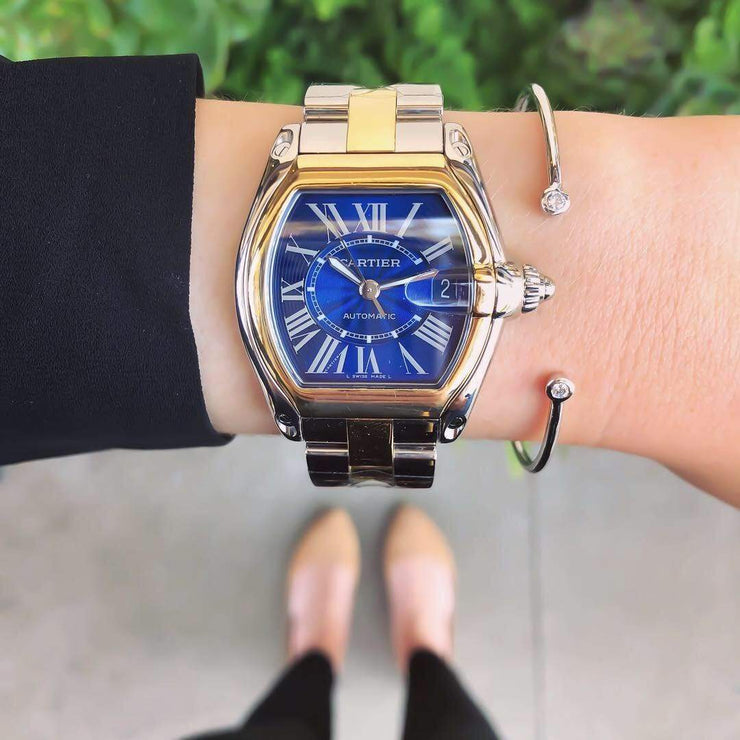 cartier blue watch limited edition