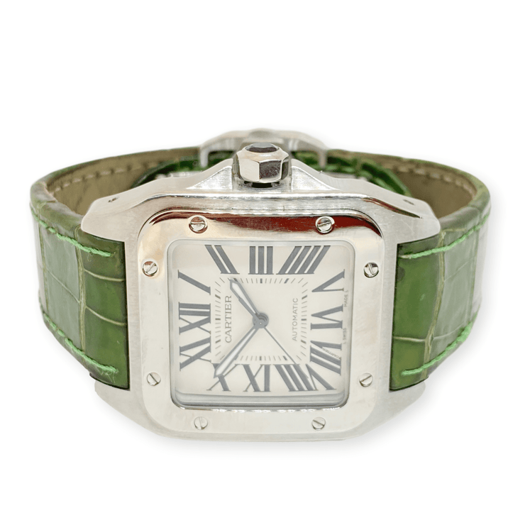 pre owned cartier santos 100 xl