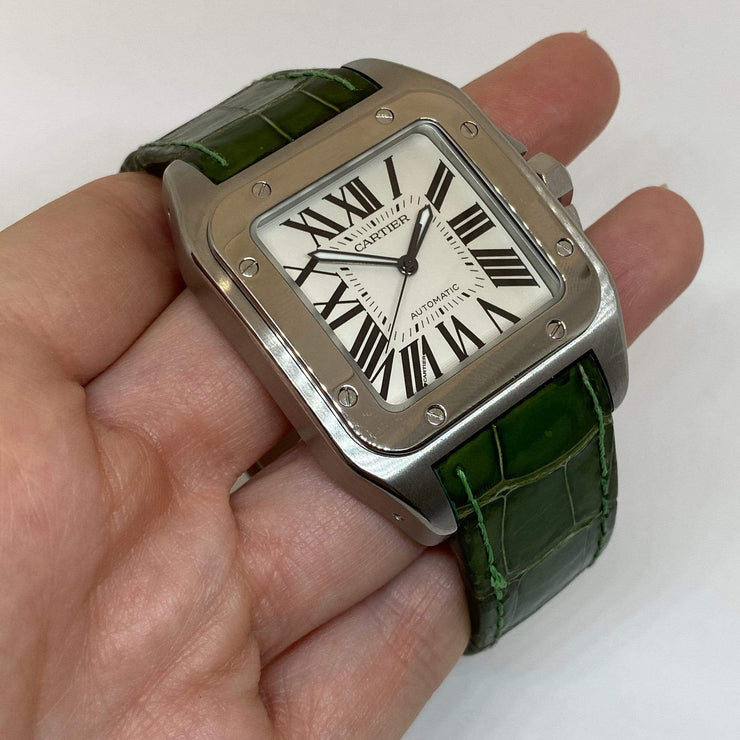 Parity \u003e cartier santos green strap, Up 