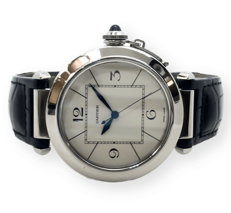 cartier pasha stainless steel watch