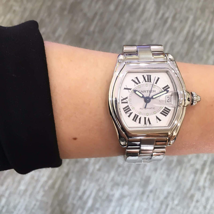 pre owned women's cartier roadster