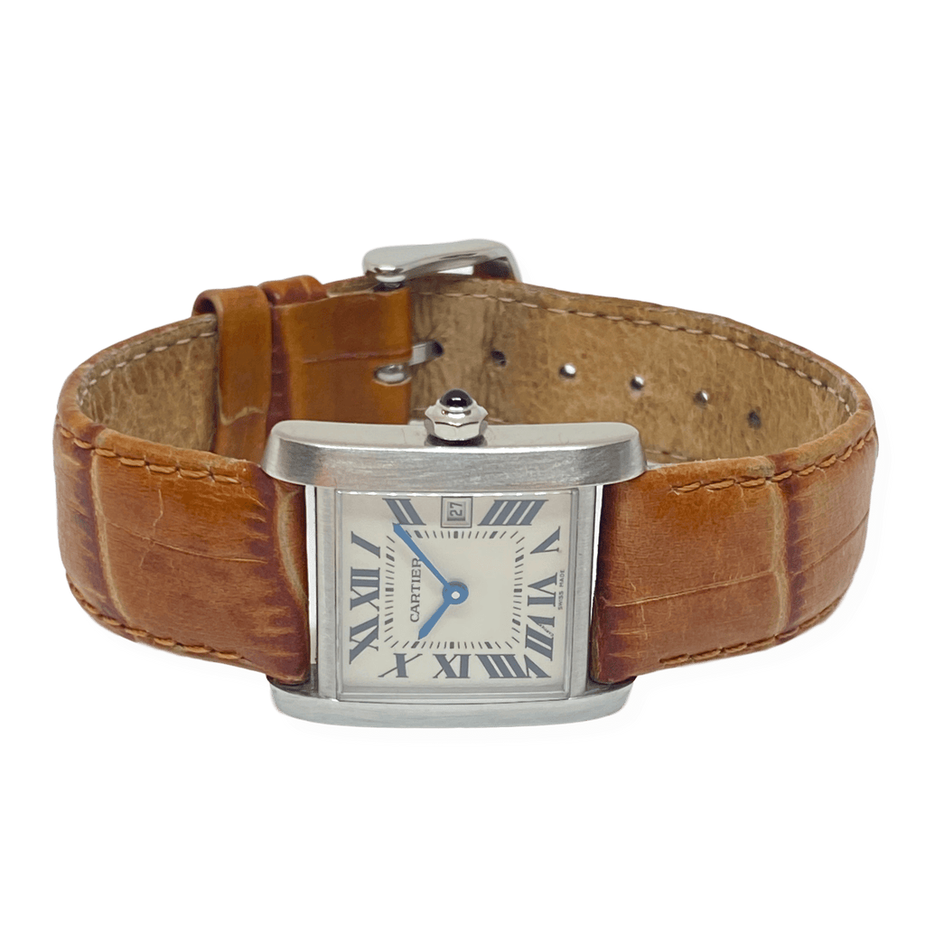 cartier tank watch strap size