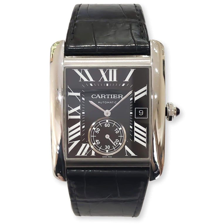 cartier tank mc orange strap