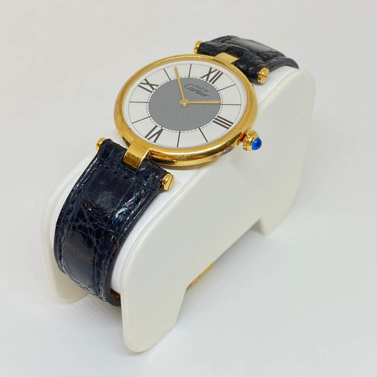de Cartier Vendome Yellow Vermeil Watch 