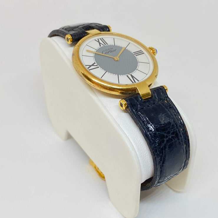 cartier vermeil watch strap