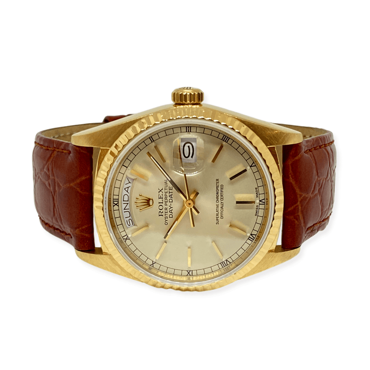 Pre-Owned Rolex President Daydate 18K 