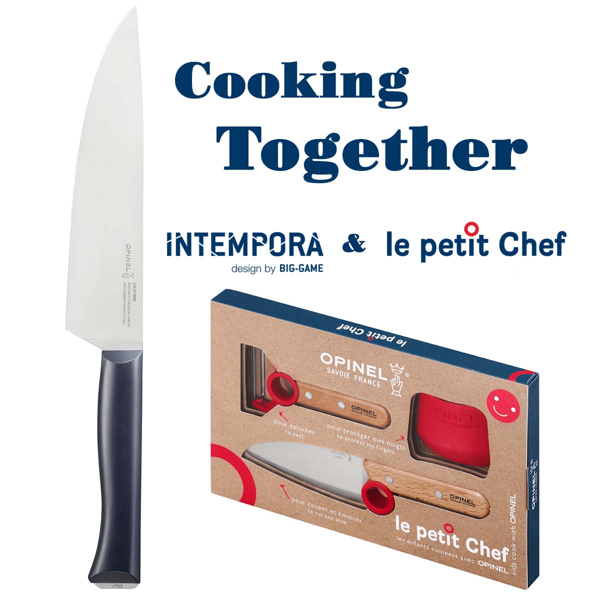 Cooking together : Le Petit Chef 3pcs set x Intempora Chef Knife