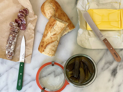 Opinel recipe saucisson beurre classic french sandwich
