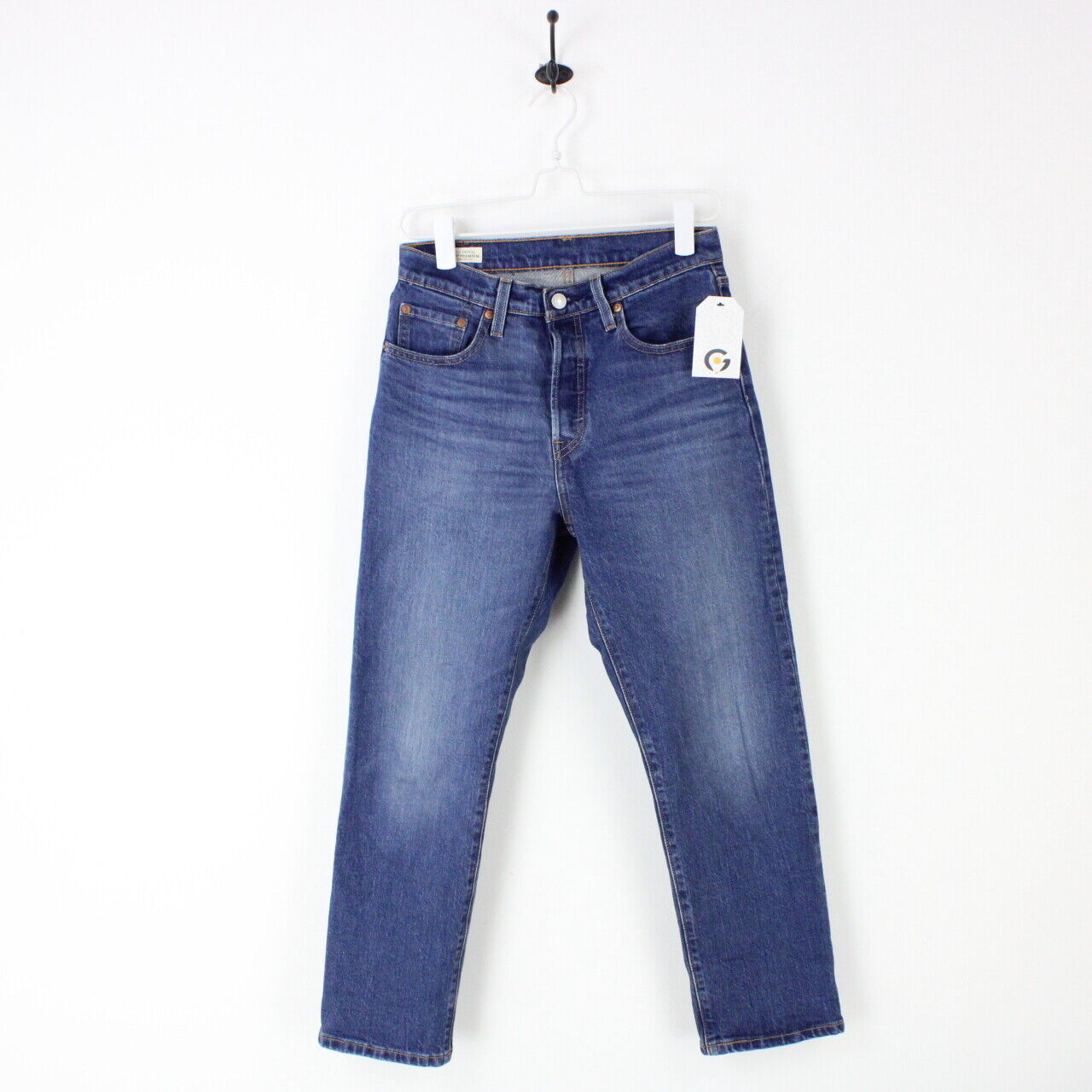 Womens LEVIS 501 Big E Jeans Mid Blue | W25 L26 – GPS Vintage