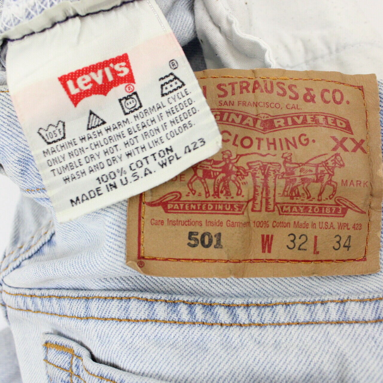 levis 501 100 cotton