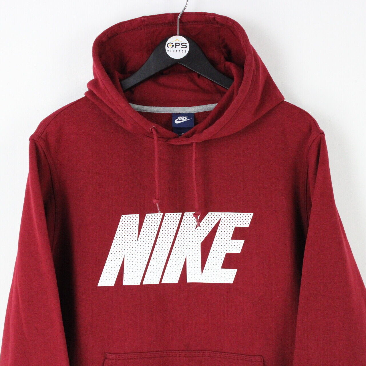 nike red hoodie vintage