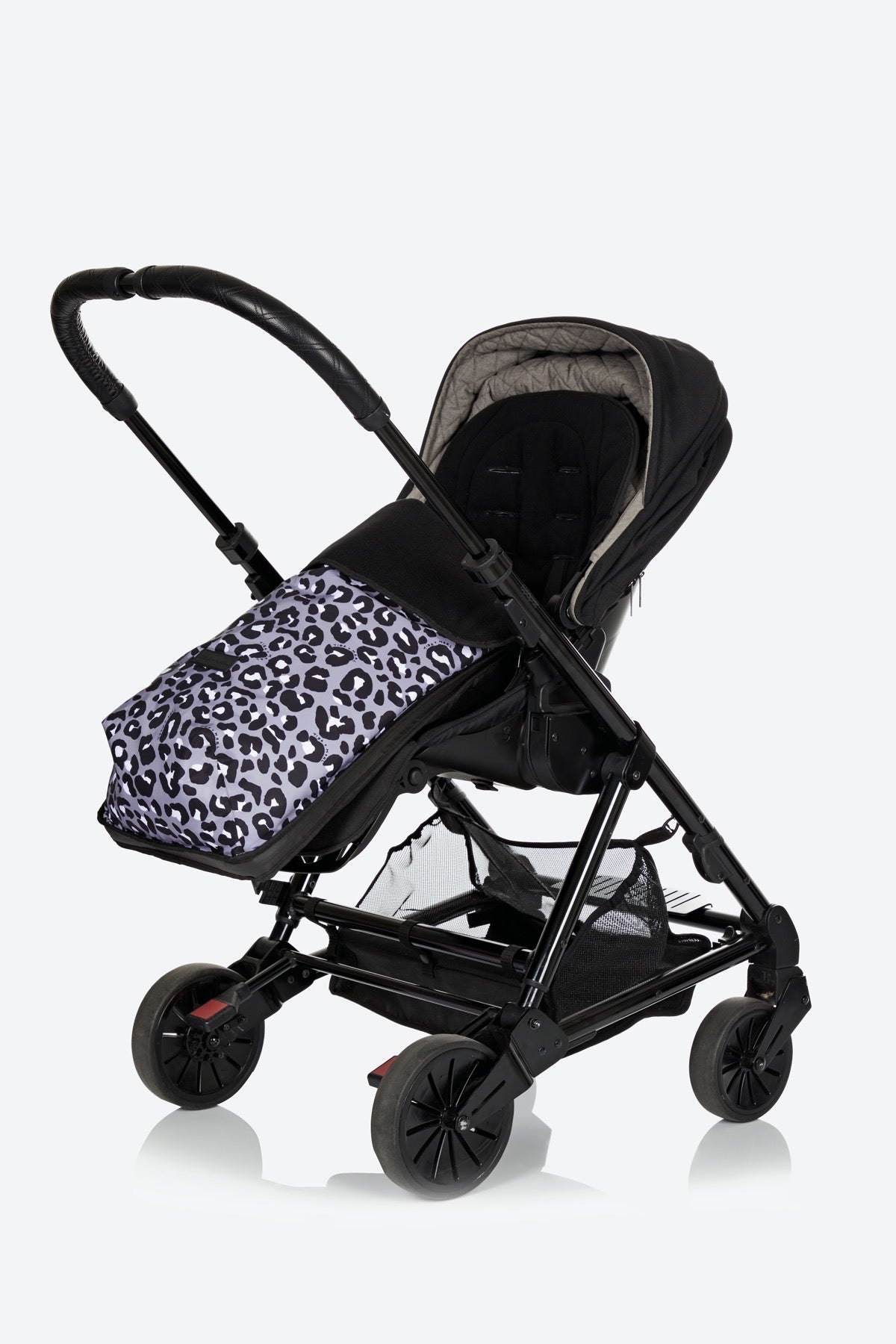 Universal Buggy Hand Muff Rust Leopard - Tiba + Marl