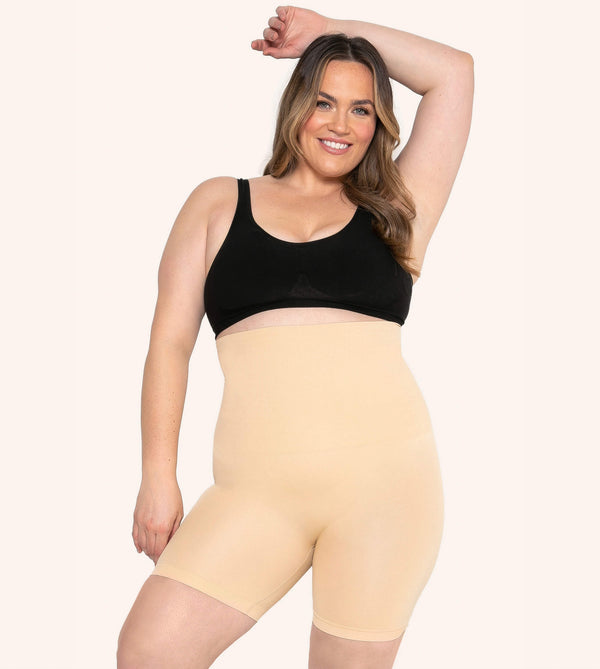 Empetua Shapermint High Waisted Body Shaper Shorts Nude Size M/l for sale  online