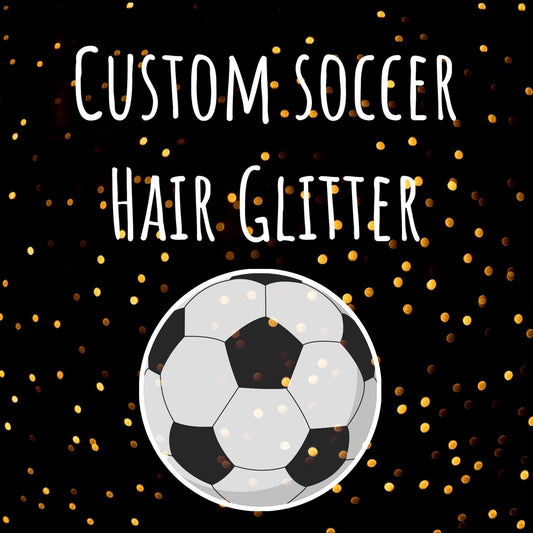 Custom Football Hair Glitter- SINGLE COLOR – Harpyr Anne Co.