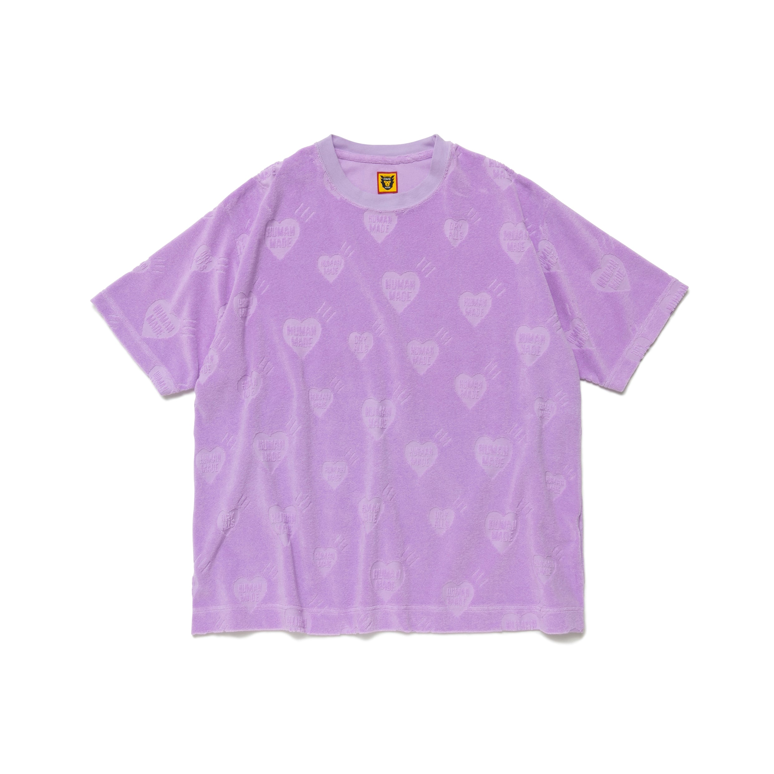 HUMAN MADE HEART PILE T-SHIRT - PURPLE – Creme321