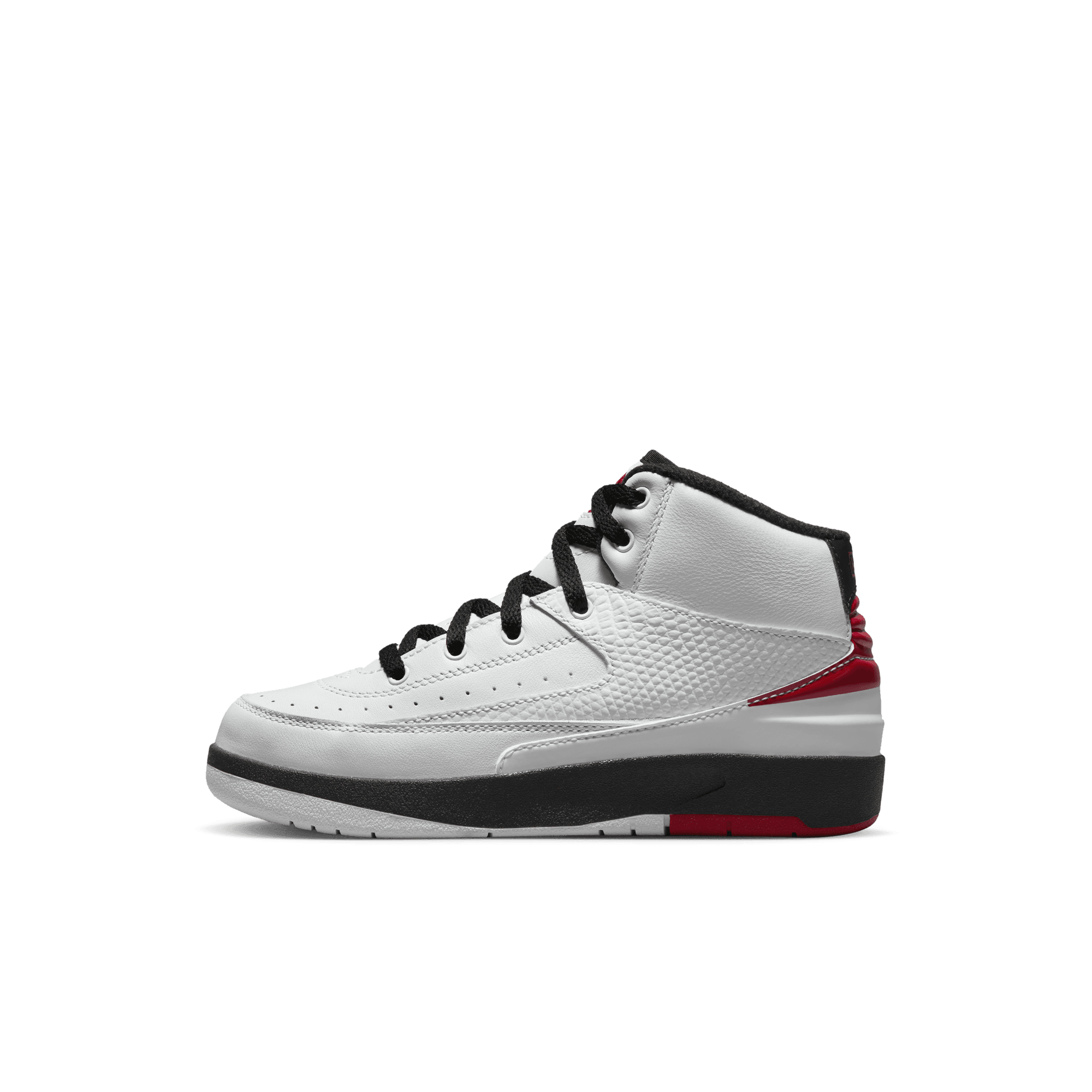 AIR JORDAN 2 RETRO PS - WHITE/VARSITY RED-BLACK – Creme321