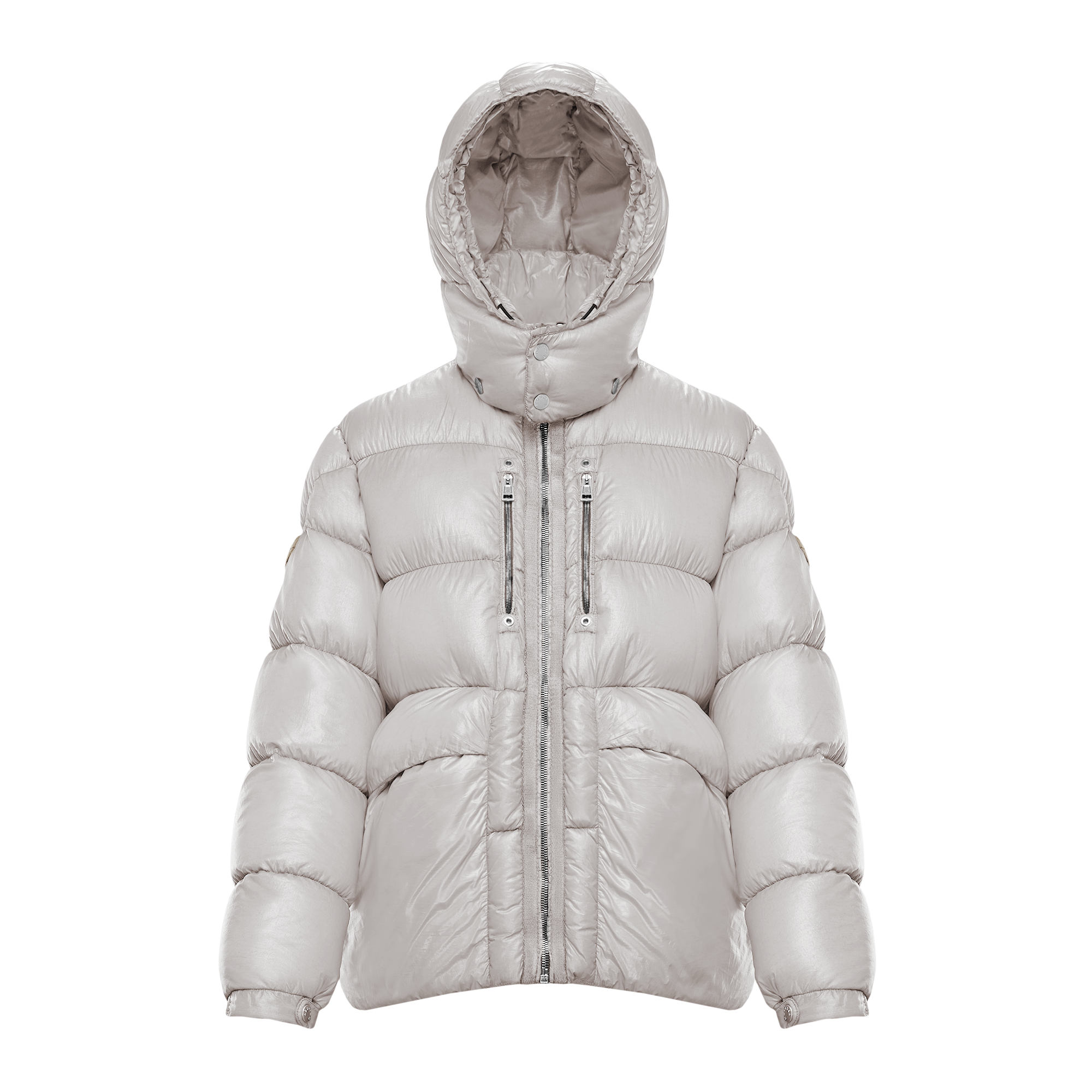 6 MONCLER 1017 ALYX 9SM FOREST JACKET - SILVER