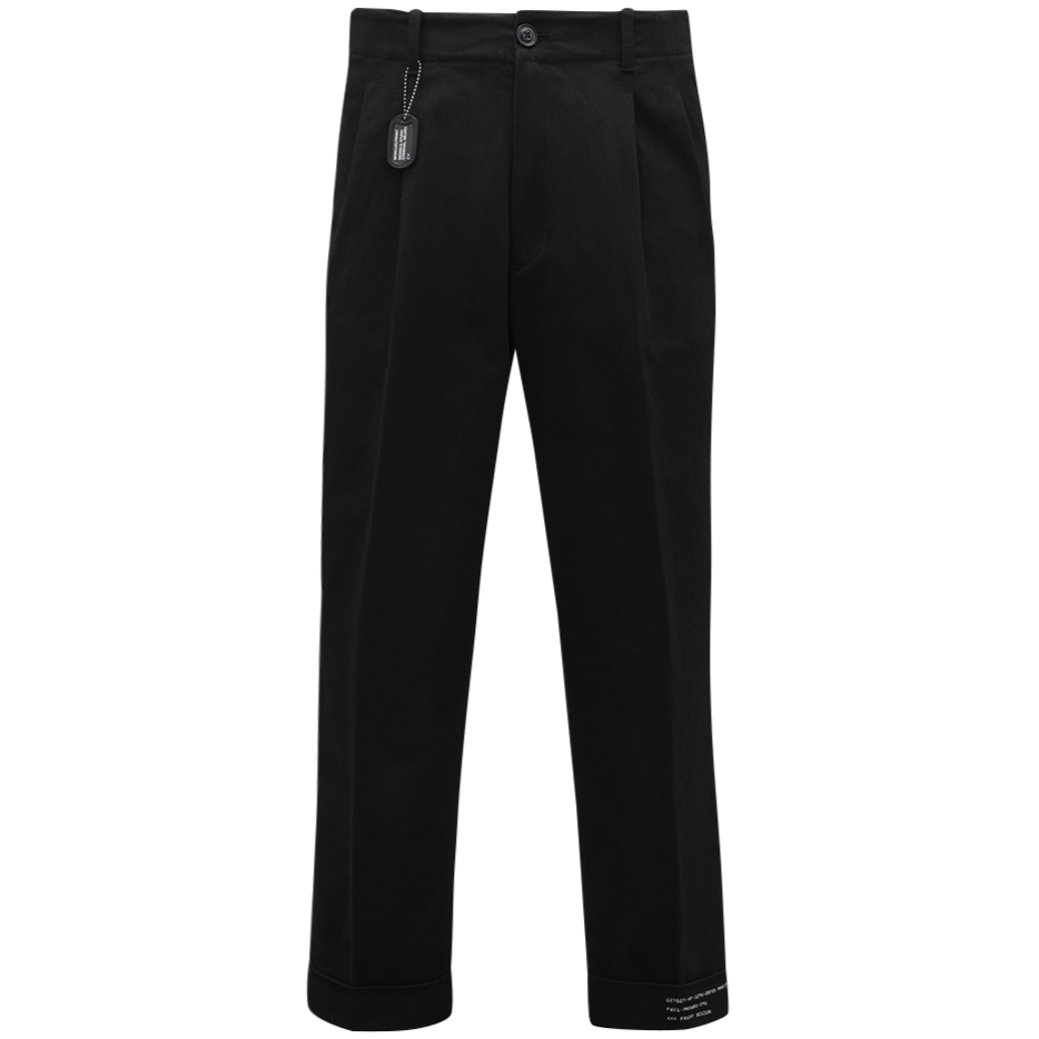 7 MONCLER FRAGMENT HIROSHI FUJIWARA TROUSERS - BLACK