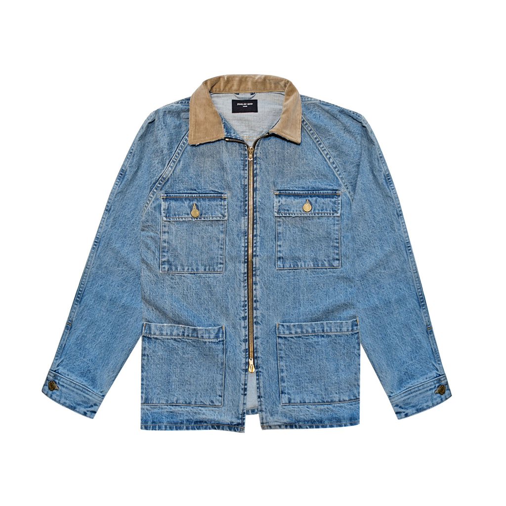 fear of god denim trucker jacket